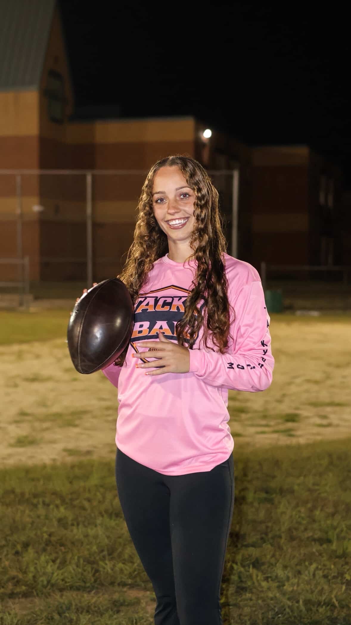 Pink Dri Fit long sleeve shirt